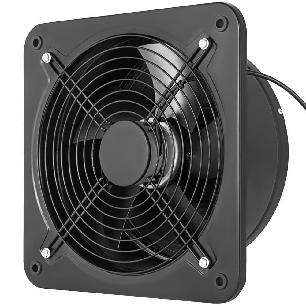 Etres Ventilatore Estrattore Assiale Industriale da Parete, Diametro 300 mm, Pannello 350 x 350 mm, 220 V 50 Hz, 2800 gi