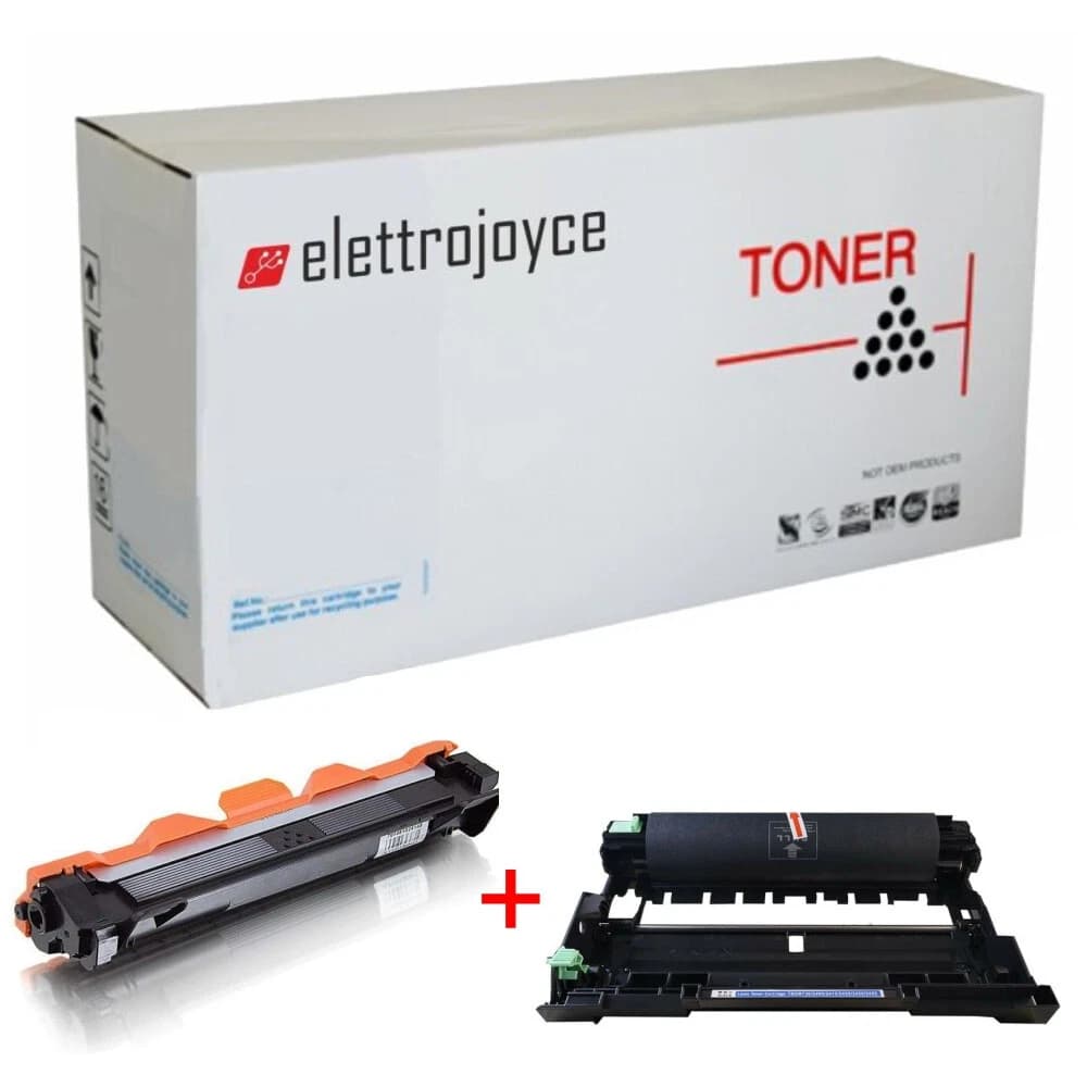 Tamburo Compatibile Brother DR-2400 Nero, Resa 12.000 Pagine al 5%, per Brother DCP-L2510D/L2530DW/L2550DN, HL-L2310D/L2