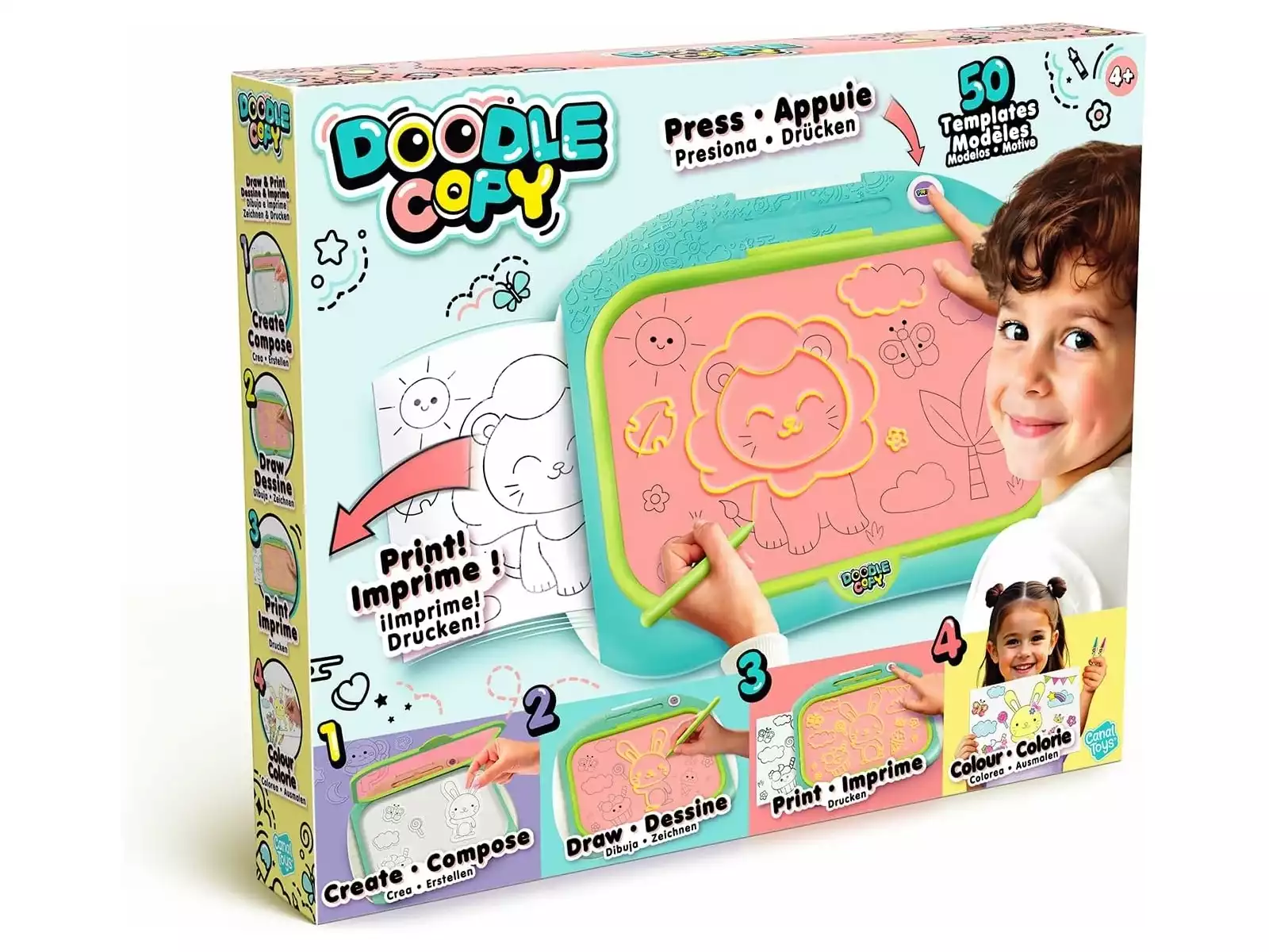 VTech - Lavagna didattica Magi'Ardoise, lavagna magica per bambini, tavoletta grafica, giocattolo educativo e creativo p