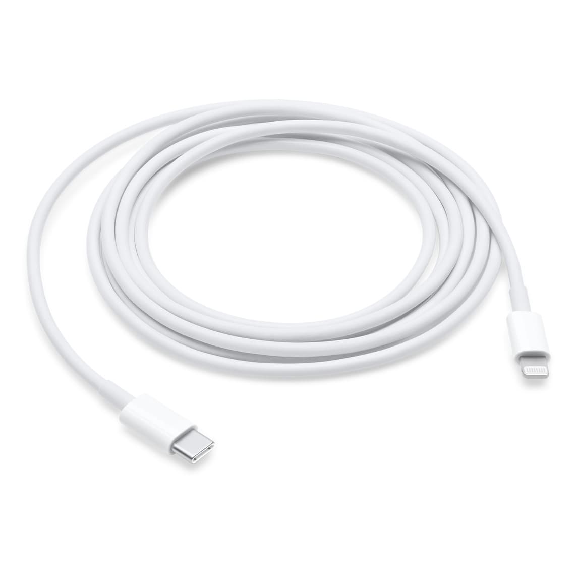 Apple MQGH2ZM/A Cavo Originale USB-C a Lightning da 2 Metri, Connettori Maschio USB Type-C e Lightning, Colore Bianco, p